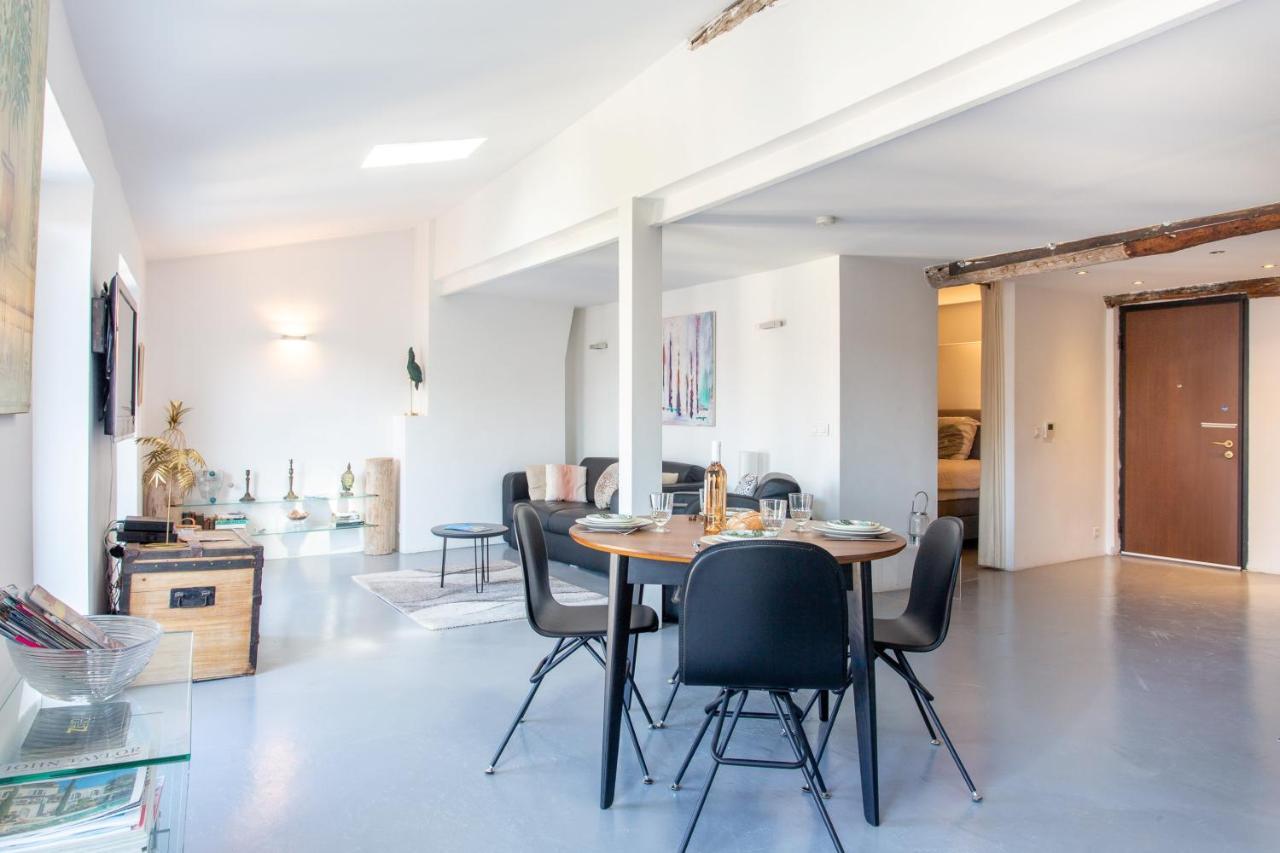 Ross 5- F2, Lumineux, Balcon, Loft, Clim, Vieux-Nice Exterior photo