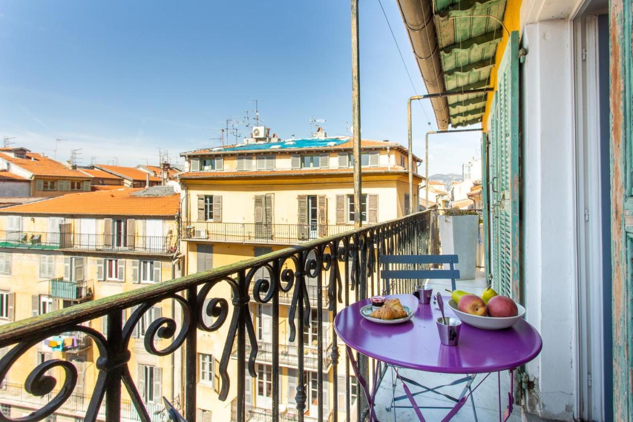 Ross 5- F2, Lumineux, Balcon, Loft, Clim, Vieux-Nice Exterior photo