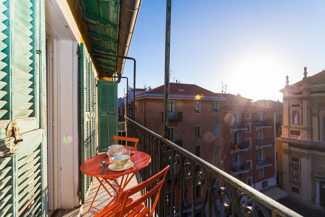 Ross 5- F2, Lumineux, Balcon, Loft, Clim, Vieux-Nice Exterior photo